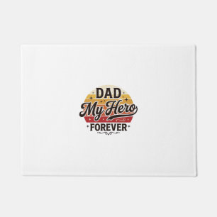 Tapete Pai Meu Herói Para Sempre Camisa Retro Vintage Des