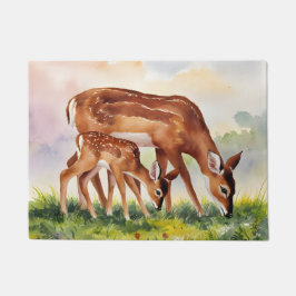 Tapete Painted Deer Mom and Baby