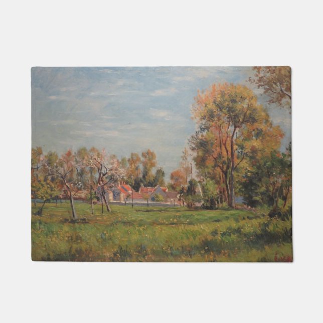 Tapete Paisagem ao redor de Lagny, França (Paisagem Rural (Frente)