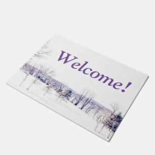 Tapete Paisagem de inverno de neve