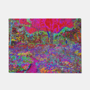 Tapete Paisagem de Jardim Impressionista Psicodélica