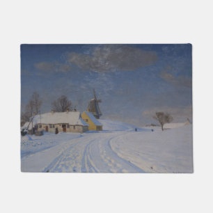 Tapete Paisagem de neve no inverno (por H.A. Brendekilde)
