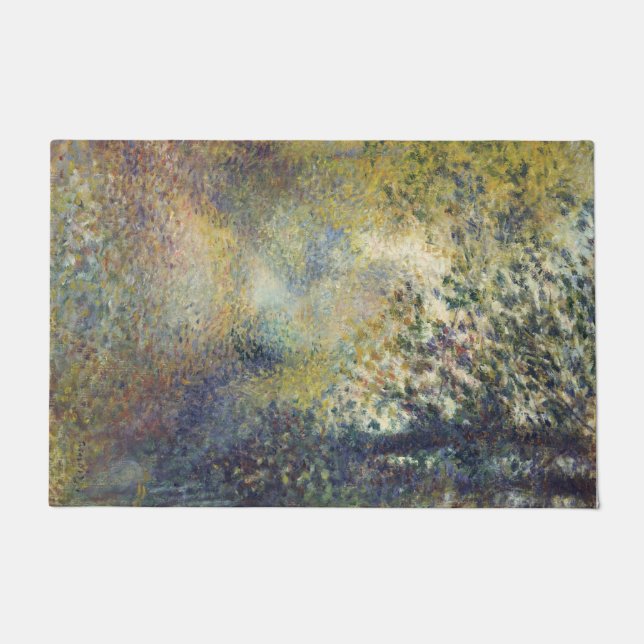 Tapete Paisagem na floresta (por Pierre-Auguste Renoir) (Frente)