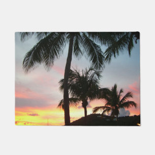 Tapete Paisagem Tropical de Palms Sunset Fotografia