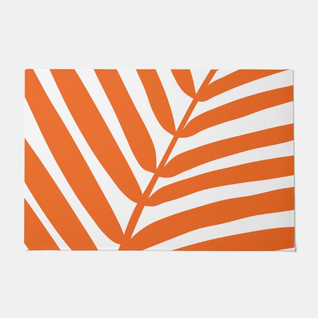 Tapete Palm Leaf Orange (Frente)