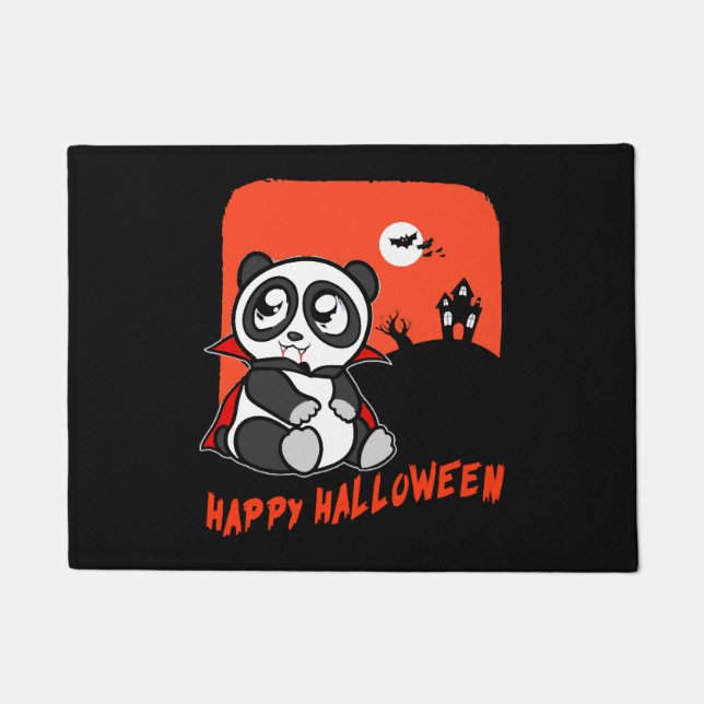 Tapete panda de halloween (Frente)