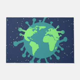 Tapete Pandemia Global (Partícula Vírus) (Infecção Viral)