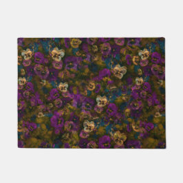 Tapete Pansies [gold] Door mat rug