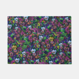 Tapete Pansies [pink] outdoor rug