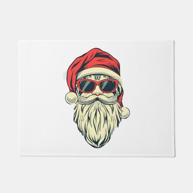 Tapete papai noel de óculos (Frente)