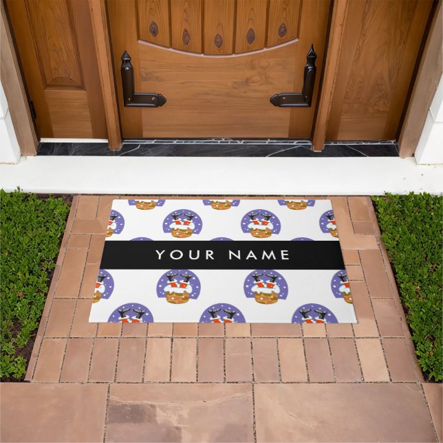 Tapete Papai Noel Na Chaminé, Neve, Natal, Ano Novo (Ar livre)