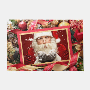 Tapete Papai noel/SUAS esteiras de porta feitas sob