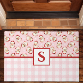 Tapete Papai Noel Vintage Ginga Rosa Monogramado Natal