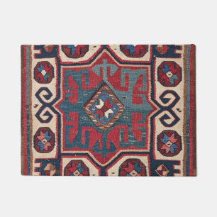 Tapete Papais noeis azuis Ornamentado de estilo Fe Cowboy