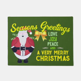 Tapete Papais noeis de Jolly com as saudações de Seasons 