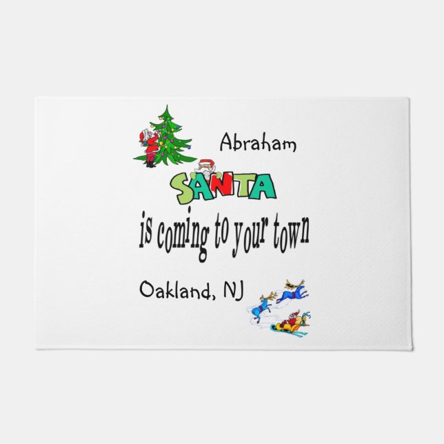 Tapete Papais noeis estão chegando à cidade natal Matt Do (Frente)