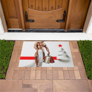 Tapete Papel espiral branco do Natal compras SlipperyJoe