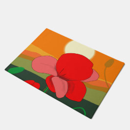 Tapete Papoila no pôr do sol