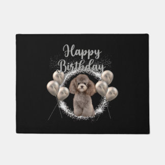 Tapete Parabéns Poodle