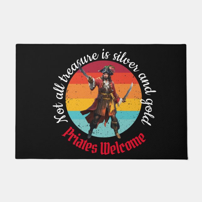 Tapete Partido Pirata Sunset Bem-Vindo (Frente)