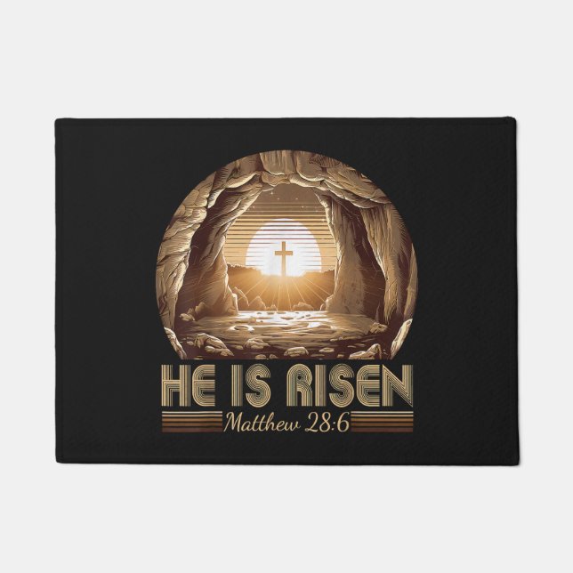 Tapete Páscoa Cristã Ele Ressuscitou Jesus (Frente)