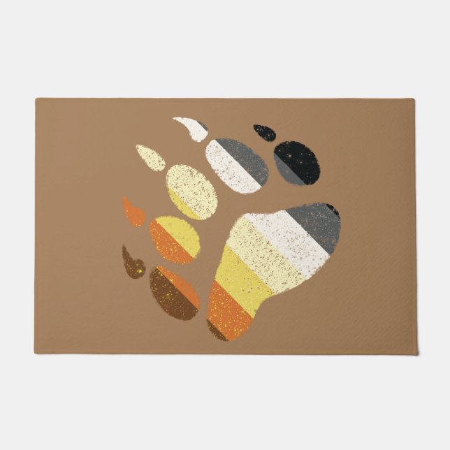 Tapete Pata Afastada do Orgulho Urso (Frente)