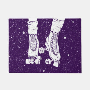 Tapete Patinador de rolo-da-noite