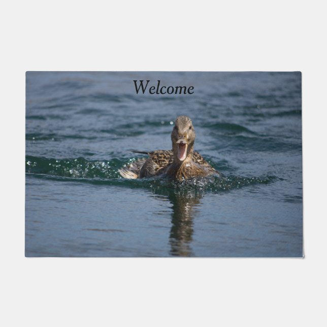 Tapete Pato com bico aberto (Frente)