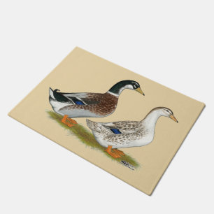 Tapete Patos: Appleyard de prata