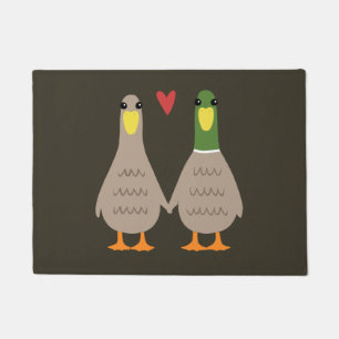 Tapete Patos de Amor Casal De Patos Cutes