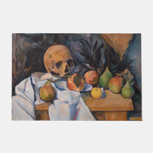 Tapete Paul Cezanne - A Vida Estática com o Crânio (Frente)