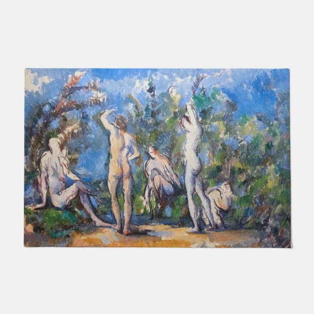 Tapete Paul Cezanne - Cinco Bathers (Frente)