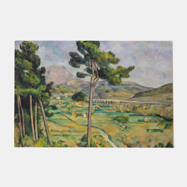 Tapete Paul Cezanne - Mont Sainte-Victoire e Viaduto (Frente)