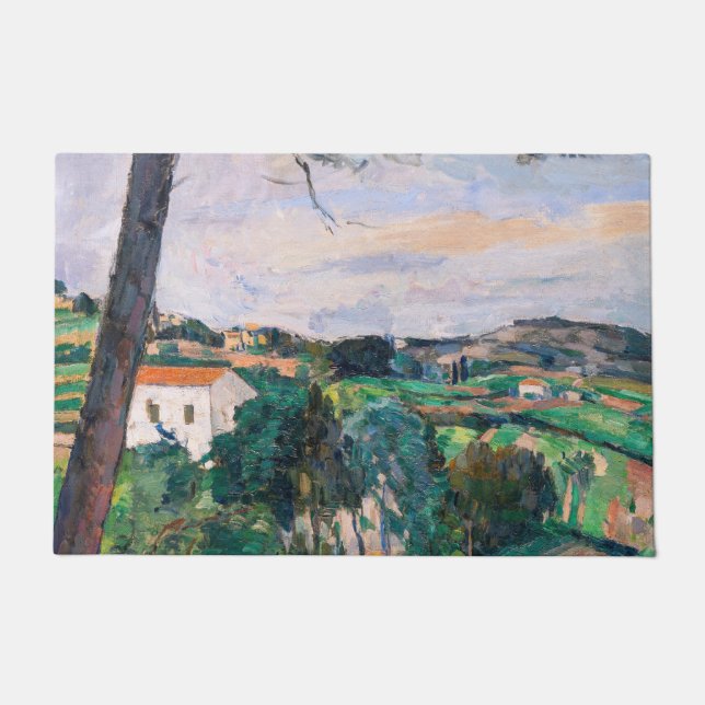 Tapete Paul Cezanne - Pine tree em Estaque (Frente)