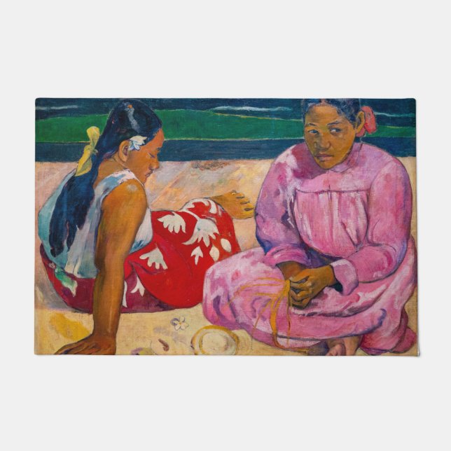Tapete Paul Gauguin - Mulheres taitianas na praia (Frente)