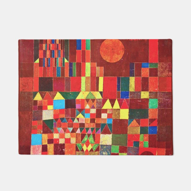 Tapete Paul Klee - Castelo E Sol (Frente)