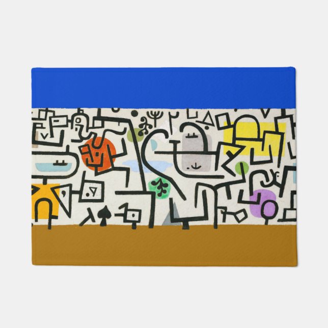 Tapete Paul Klee Expressionista Abstrato Rich Harbour (Frente)
