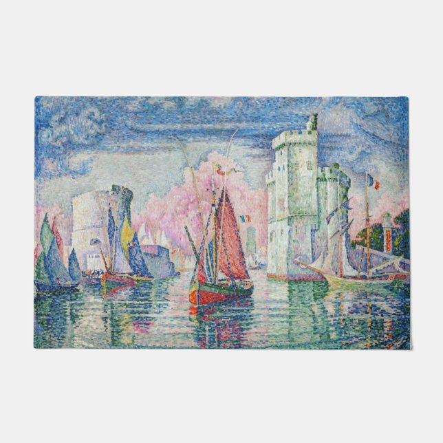 Tapete Paul Signac - Entrada de La Rochelle Harbor (Frente)