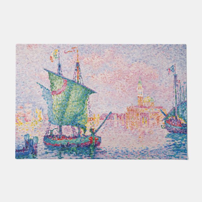 Tapete Paul Signac - Veneza, A Nuvem Rosa (Frente)