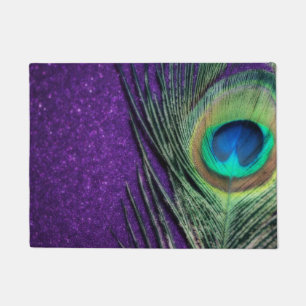 Tapete Pavão roxo impressionante