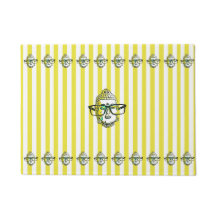 Paz Buda de Stripes Amarelas