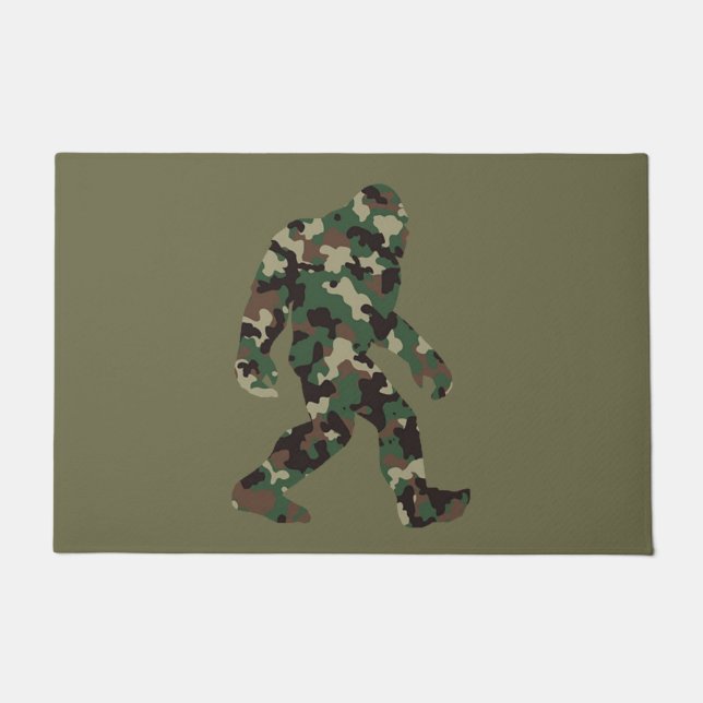 Tapete Pé Grande Sasquatch Camuflagem      (Frente)