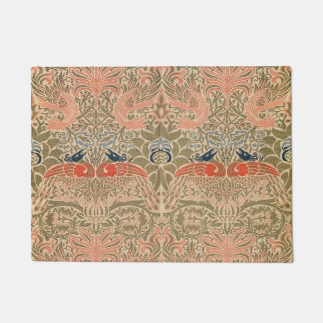 Tapete Peacock E Dragon (1878) Apresentada Por William Mo (Frente)