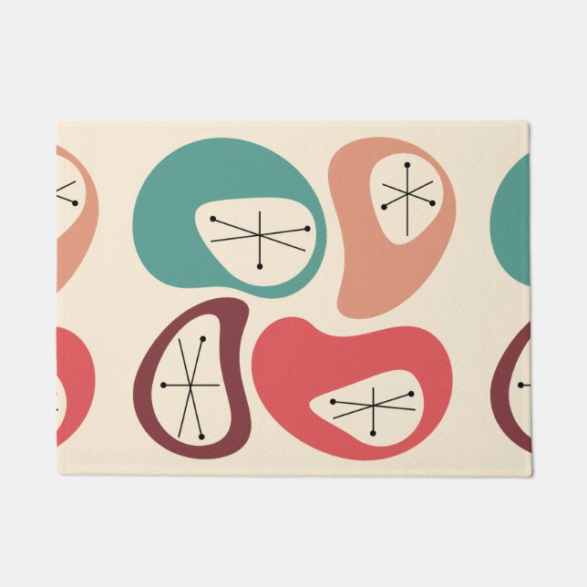 Tapete Pebbles Moderno do meio século 2 (Frente)