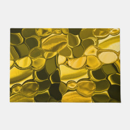 Tapete Peças amarelas ou douradas parecem ouro-metal