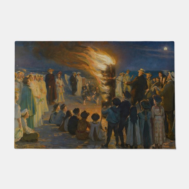 Tapete Peder Severin Kroyer - Fogueira de Eva Bonfire (Frente)