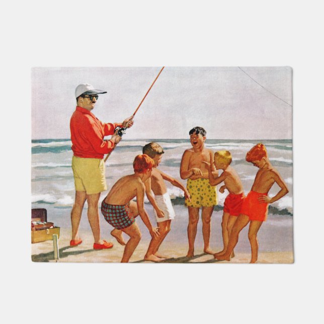 Tapete Peixe Grande e Polonês de Richard Sargent (Frente)