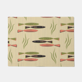 Tapete Peixe Moderno meio século