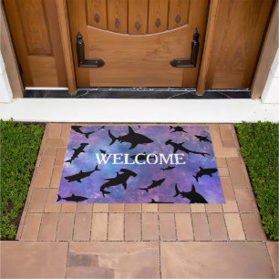 Tapete Peixe-tubarão simples mandíbulas-baleias padrão ga