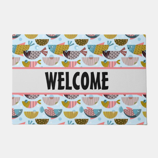 Tapete Peixes Retro (Frente)